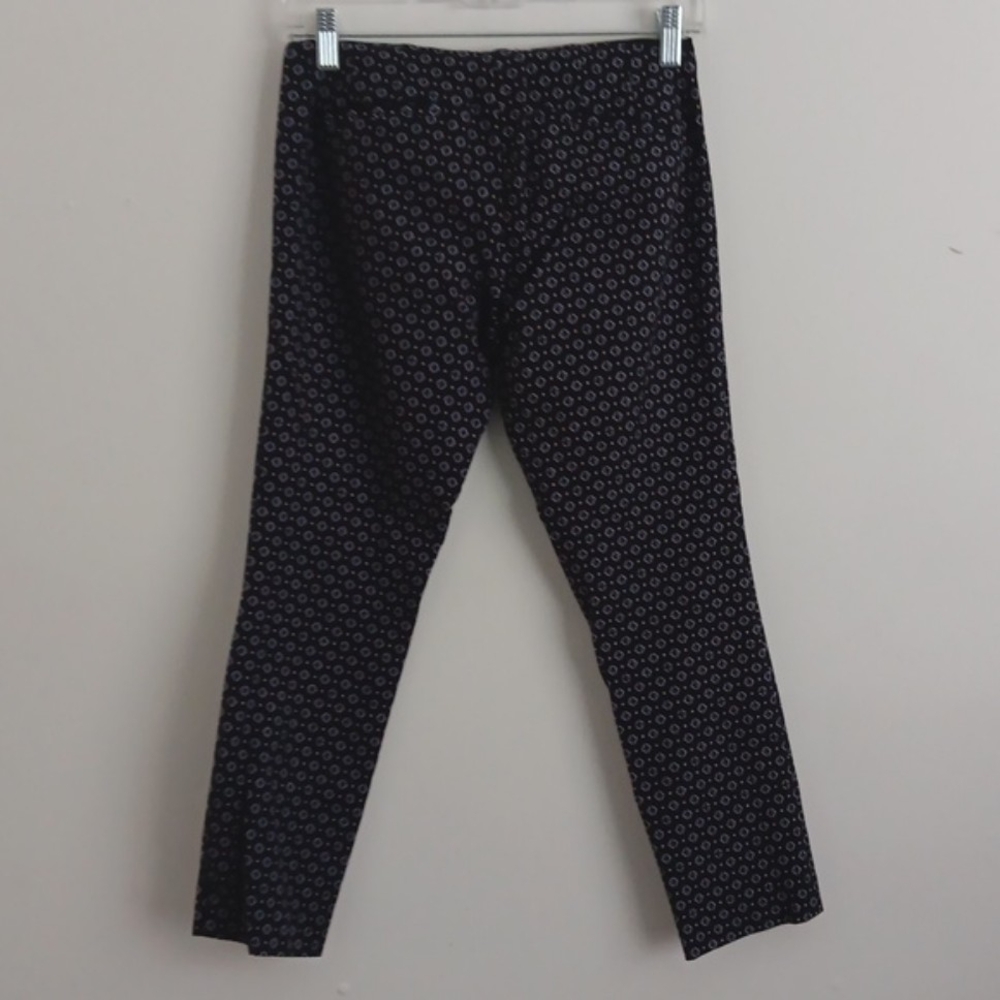 Loft Geometric Print Over the Belly Maternity Skinny Pants NWOT #2227